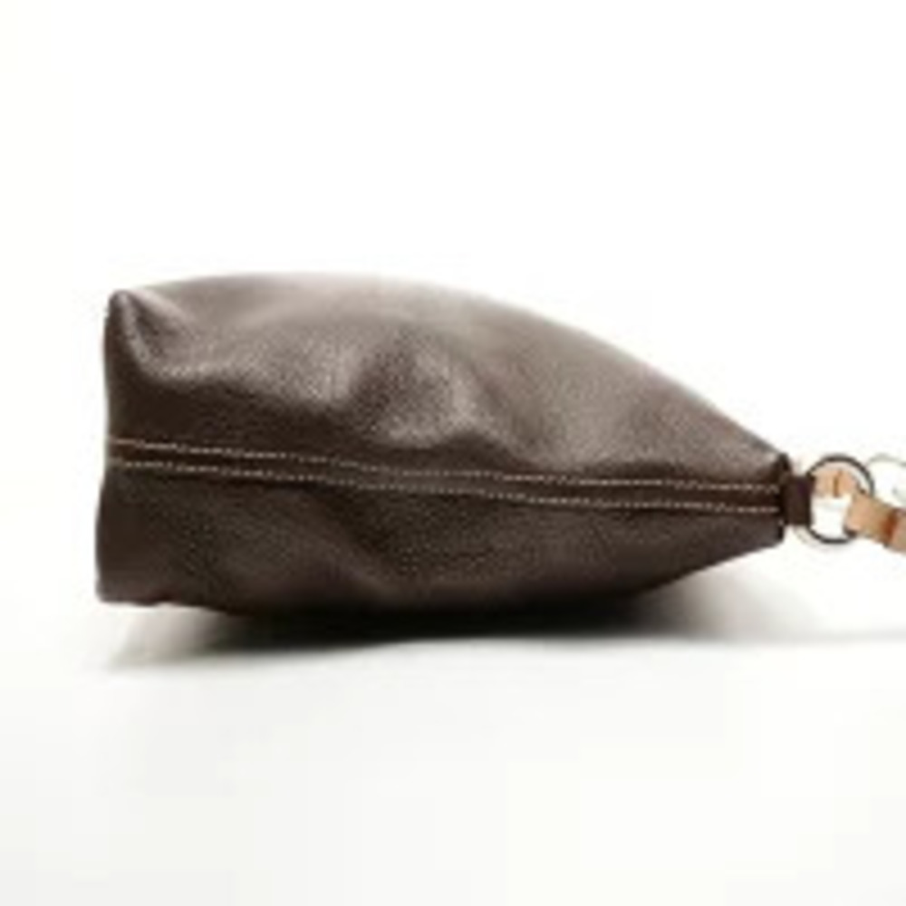 Prada Leather One Shoulder Hobo Bag Brown - Picture 4 of 11